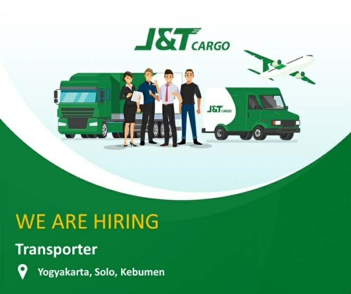 Loker Transporter J&T Cargo Yogyakarta Kebumen Solo