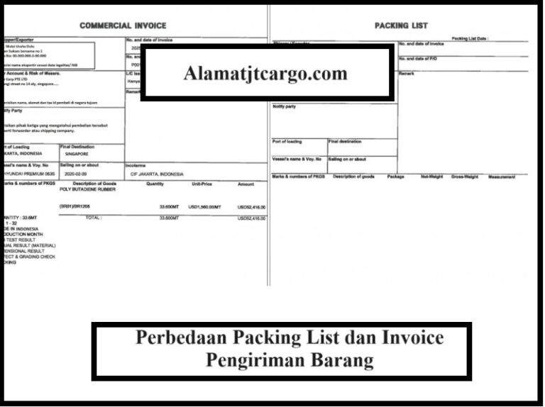 Perbedaan Packing List dan Invoice Pengiriman Barang